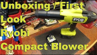 Unboxing/First Look: Ryobi Compact Brushless Blower