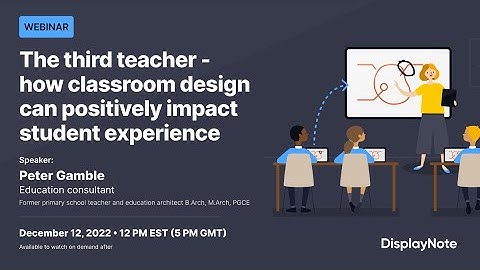 Webinar: The third teacher - how classroom design can positively impact student experience