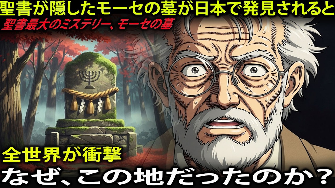 [海外感動エピソード] 聖書が隠したモーセの墓の痕跡が日本で発見され、全世界が衝撃に包まれた話