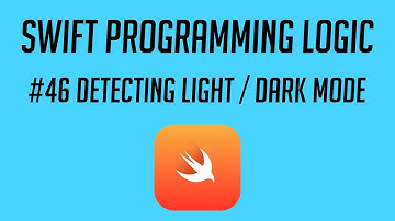 Swift Programming Logic, #46: Detecting Light/Dark Mode