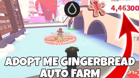 Adopt me gingerbread Auto farm script | Hydrogen💧