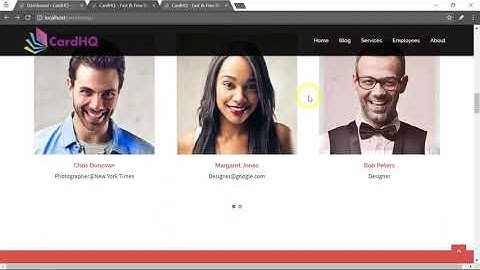 Add and Edit Employees in Zerif Lite Theme for WordPress