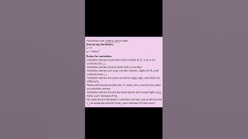 Python Variables Explained ↑↑Click For Full Video