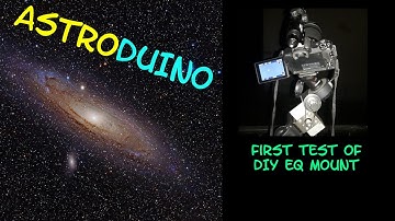ASTRODUINO : test of the DIY EQ mount  -part 2