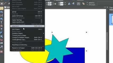 Subtract Objects in Xara Designer Titles