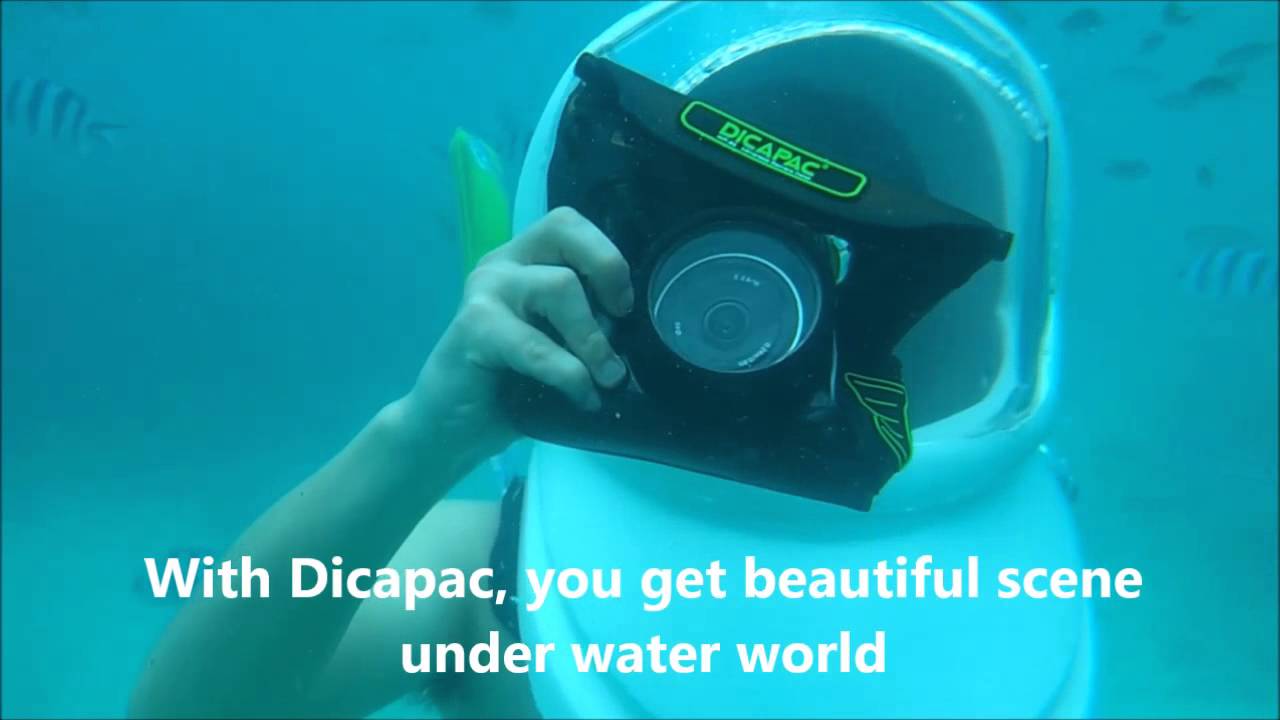 [DiCAPac] Waterproof test under 6 meters in Phi Phi island of Thailand