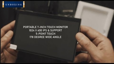All-in-one Raspberry Pi 7" Touchscreen Monitor for Laptop/PC/Game Console | WImaxit M728 Unboxing