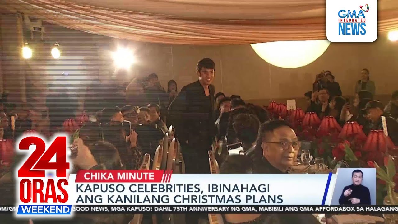 Kapuso stars share Christmas plans and gifting tips | 24 Oras Weekend