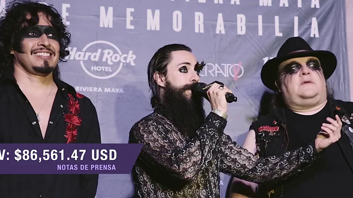 Entrega de Memorabilia de Moderatto - Hard Rock Hotel Riviera Maya