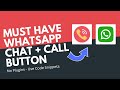 Add WhatsApp Chat + Call Button to WordPress Website in 2 Minutes! (No Plugins)