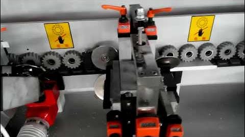 Test video  of Semi auto Edge bander BCAMCNC