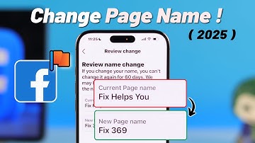How to Change Facebook Page NAME in 2025!