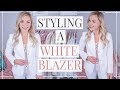 7 Ways to Look Polished and Classy in a White Blazer | Wardrobe Basics