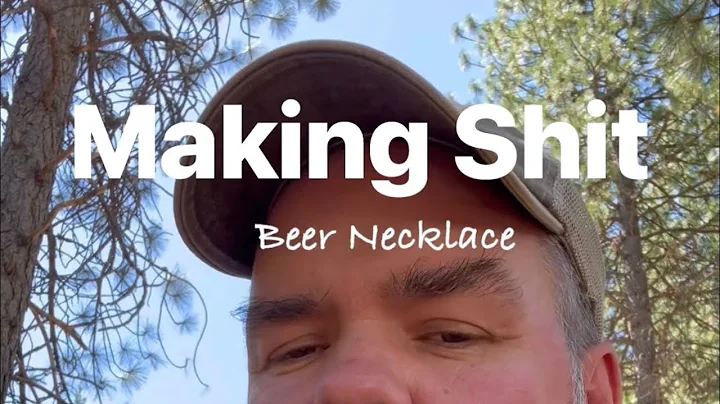 Making Sh*t~ Beer necklace