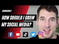 Answered: How should you grow your social media?