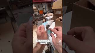 This is how retail blister packaging gets assembled.