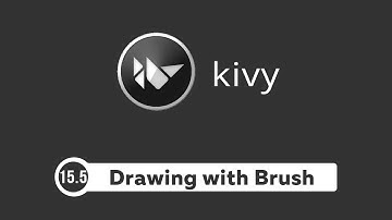Kivy Tutorial #15.5 -  Drawing with a Brush  | Paint App