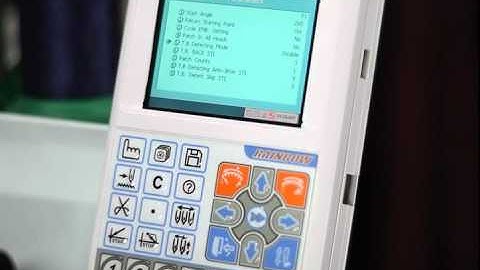 Thread Break Sensor Activation - Butterfly Embroidery Machine (Activación sensor ruptura de hilo)