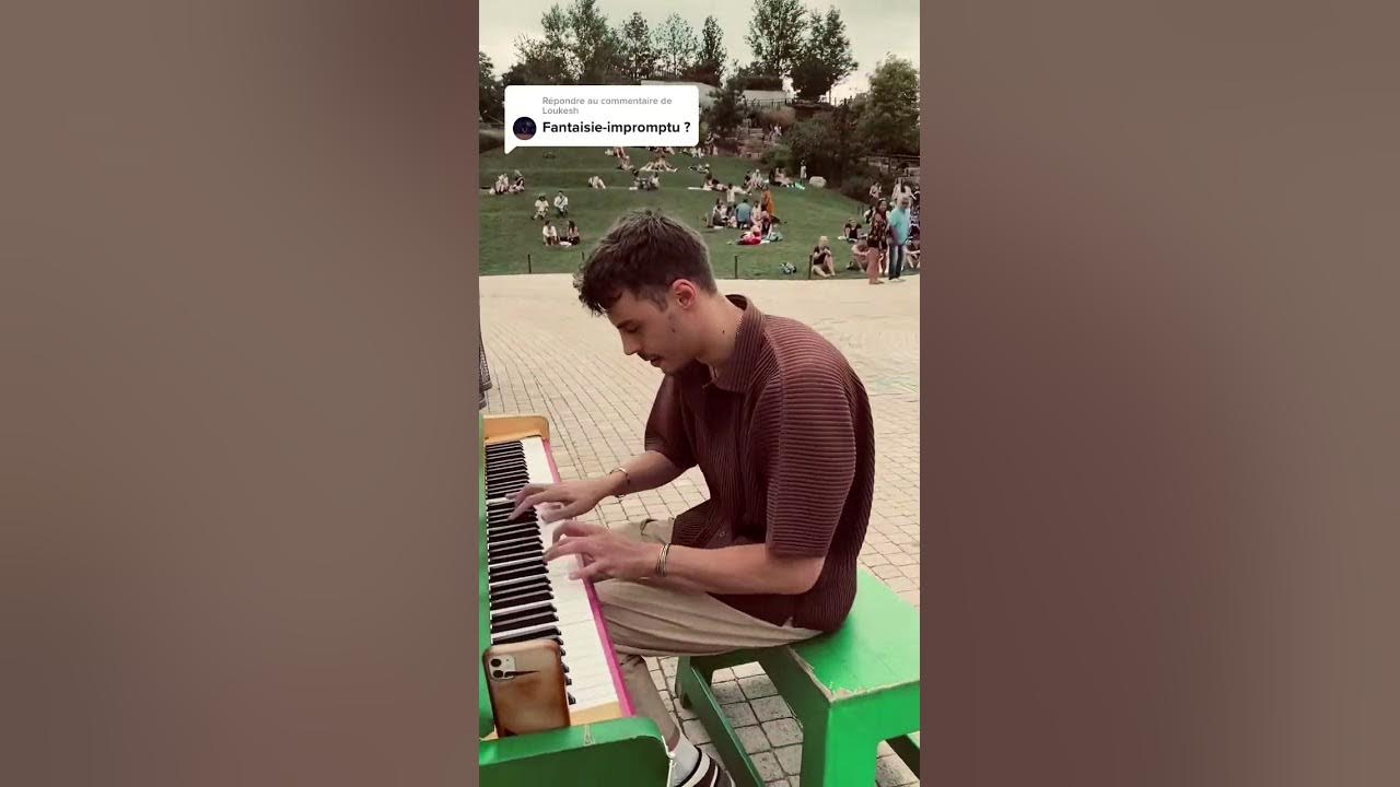 Playing Fantaisie-Impromptu in public after one month without a piano ?!