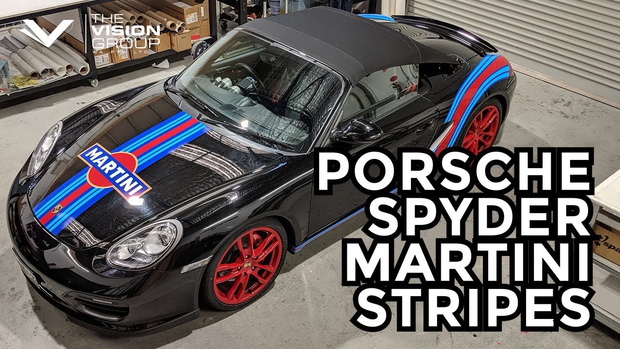 Porsche Spyder Martini Racing Stripe