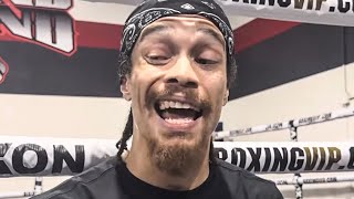 Blair Cobbs REACTS to Adrien Broner HEATED CONFRONTATION & WORKOUT; Says he's TIRED & GETTING KO'D