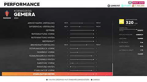 The Crew 2 | Koenigsegg Gemera Pro-Settings