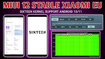 REVIEW MIUI 12 STABLE XIAOMI EU ANDROID 11 + INCEPTION VS SIXTEEN KERNEL REDMI NOTE 8 GINKGO