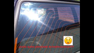 como sacar polarizado a un auto  how to remove tinted film from a vehicle