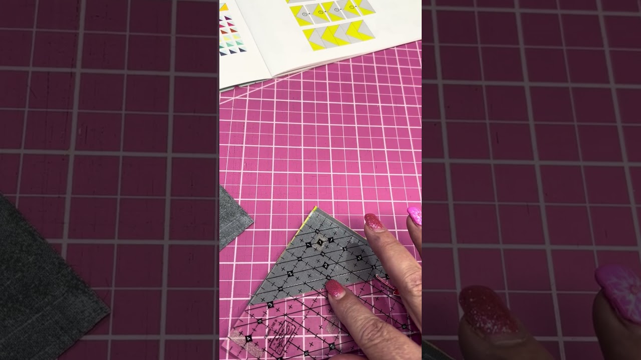 Tula Pink Butterfly Quilt half square triangles