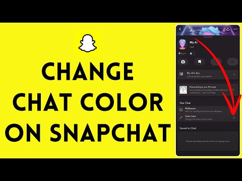 How To Change Chat Color On Snapchat 2024 | Change Snapchat Chat Theme