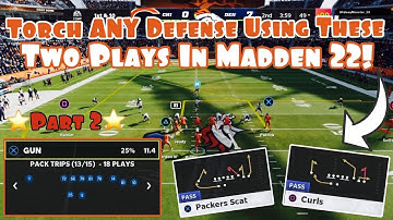 Torch ANY Defense Using These Two Plays In Madden 22! | Gun Pack Trips Mini Scheme Part 2 |
