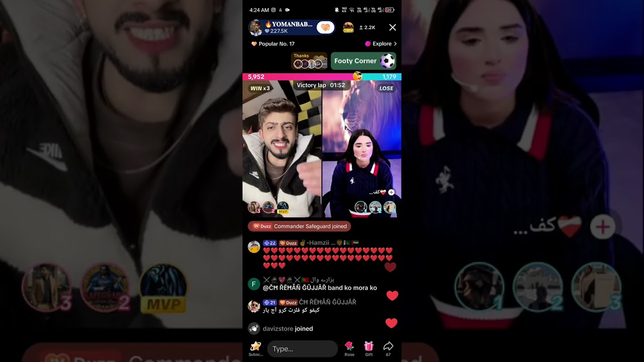 USTAD YOUMAN TIKTOK LIVE MATCH WITH KATY 🥵💋#viral?videotiktoklive#youman #sistyemarmy #yoman #youman