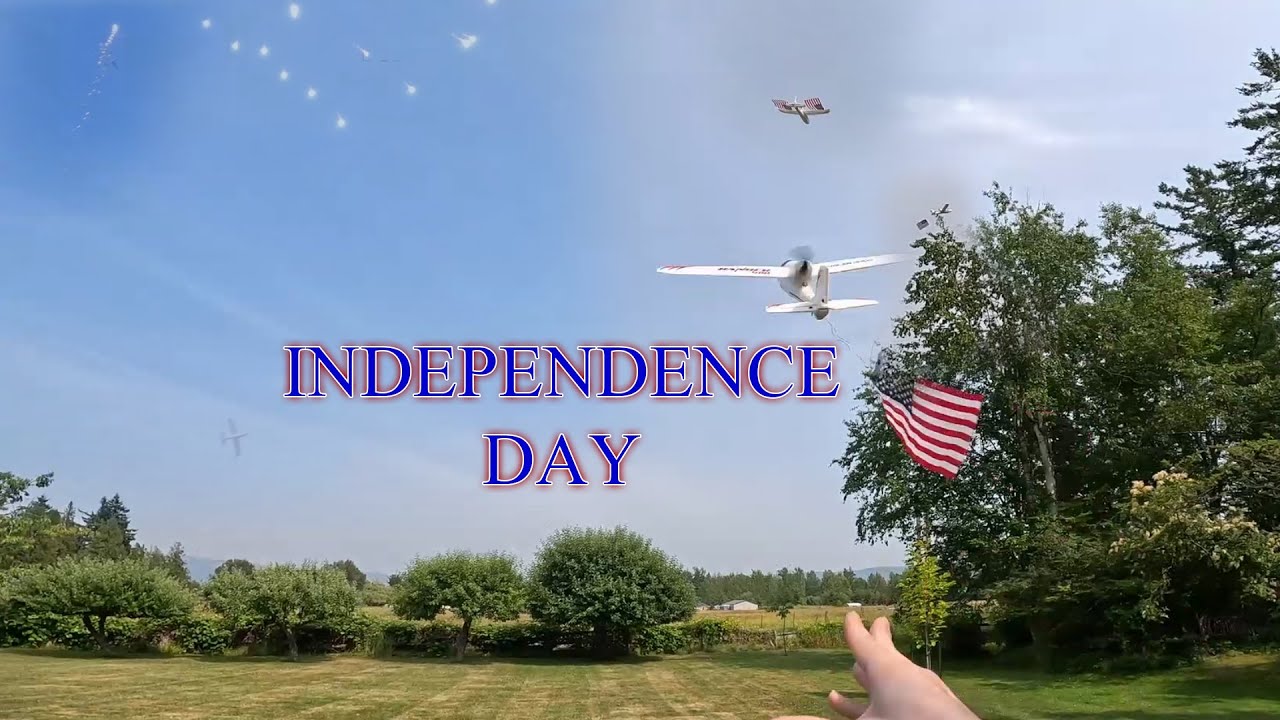 Some airplane antics on Independence Day
