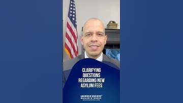 Verduidelijking van vragen over nieuwe asieltarieven #immigratie #jesusreyeslaw
