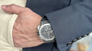 Video review of the Audemars Piguet Royal Oak Concept Split-Seconds GMT (2023) by WatchProfessor