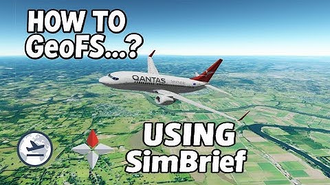 How to use SimBrief in GeoFS | Tutorial | Voice Reveal | AeroBaden