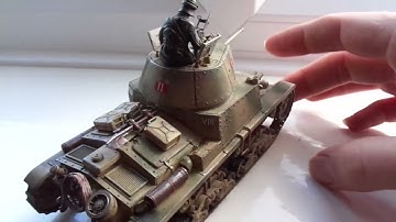 Tamiya: 1/35 Italian Carro Armato M13/40 Medium Tank Featuring Campbell The Toast [Camouflage]