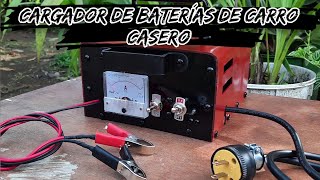 Como hacer un cargador de baterías de carro