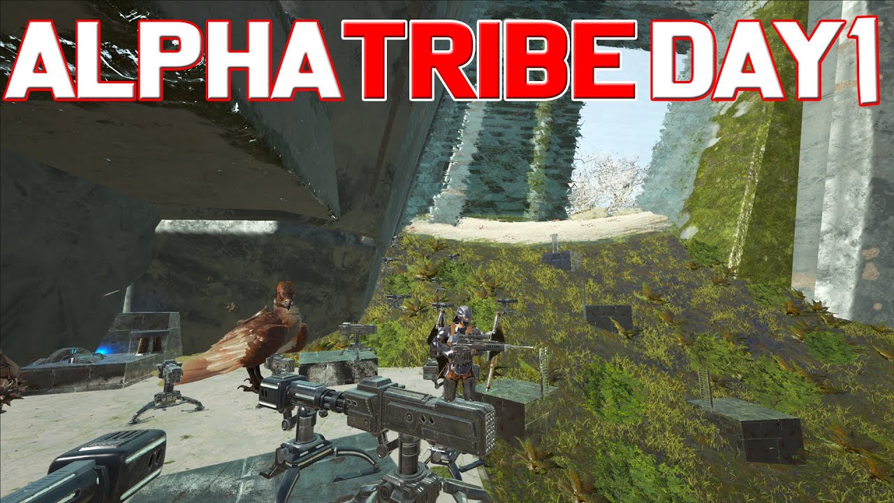 ALPHA TRIBE BY RAIDING A RATHOLE ARK DUO PVP YouTube