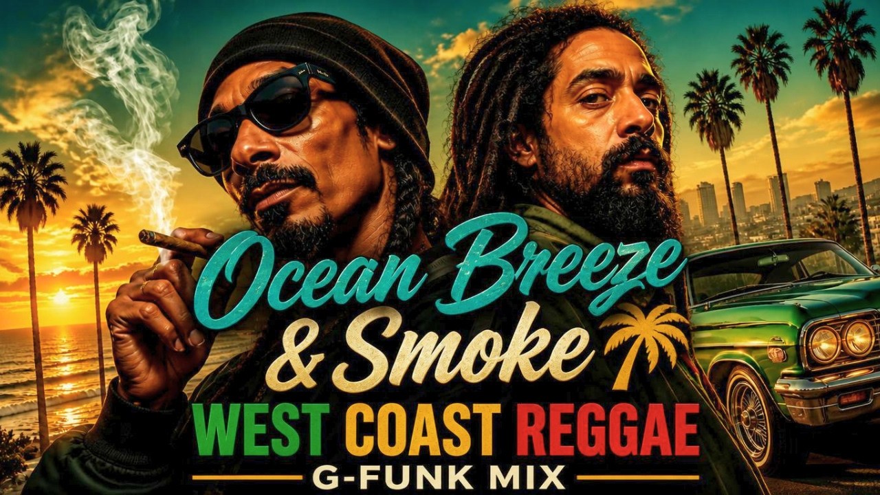 洋楽 G-RAP PERK - WE LIKE THE BEACHES Ocean Breeze & Smoke 🌴 West Coast Reggae Roots Mix (Snoop x
