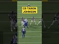 Taron Johnson is an ELITE run defender