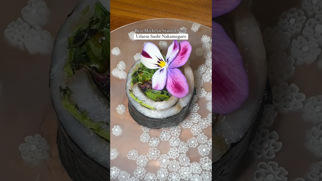 BEST MICHELIN STAR Sushi Omakase in Tokyo Udatsu Sushi