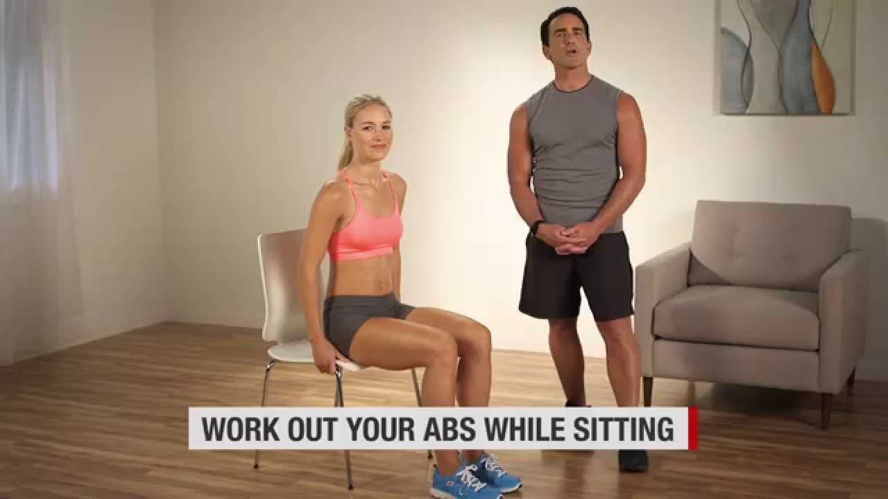 Work Out Your Abs While Sitting Youtube