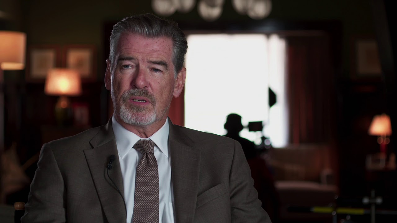 Spinning Man - Itw Pierce Brosnan (official video)