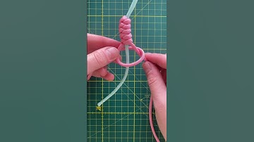 SNAKE KNOT with core - Easy paracord tutorial for beginners - For bracelets and other accessories