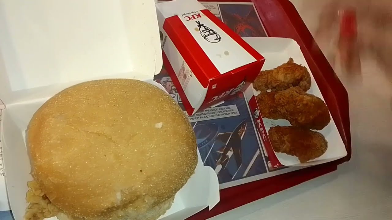 kfc zinger box chicken nugget unboxing with price reviewyt YouTube