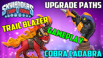 Skylanders Trap Team : Wave 3 Trail Blazer and Cobra Cadabra Upgrade Paths With Gameplay