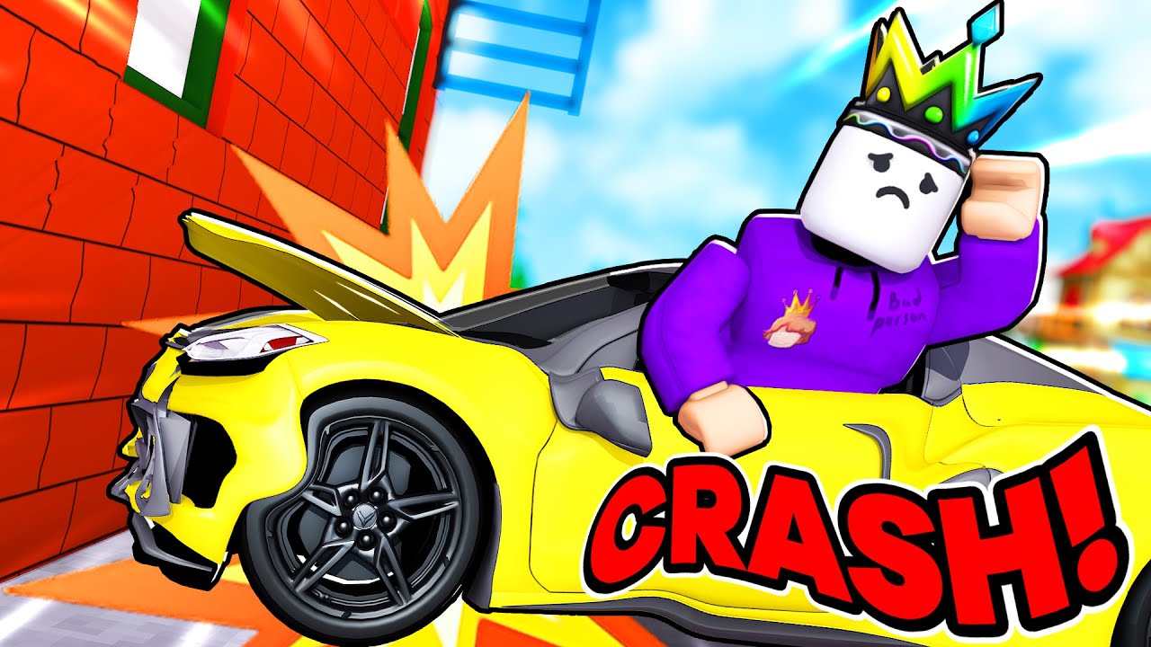 I CRUSHED MY DADS CAR In Roblox