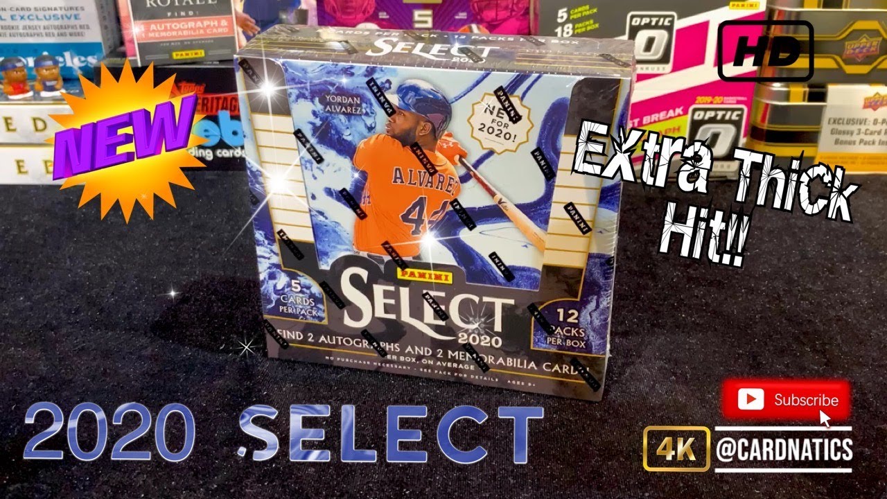 AMAZING HITS, LOVE THESE CARDS! Awesome 2020 Select Baseball Hobby Box Break Video | Cardnatics