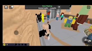 playing the normal elevator WHILE RUNNING FROM THE COPS!!